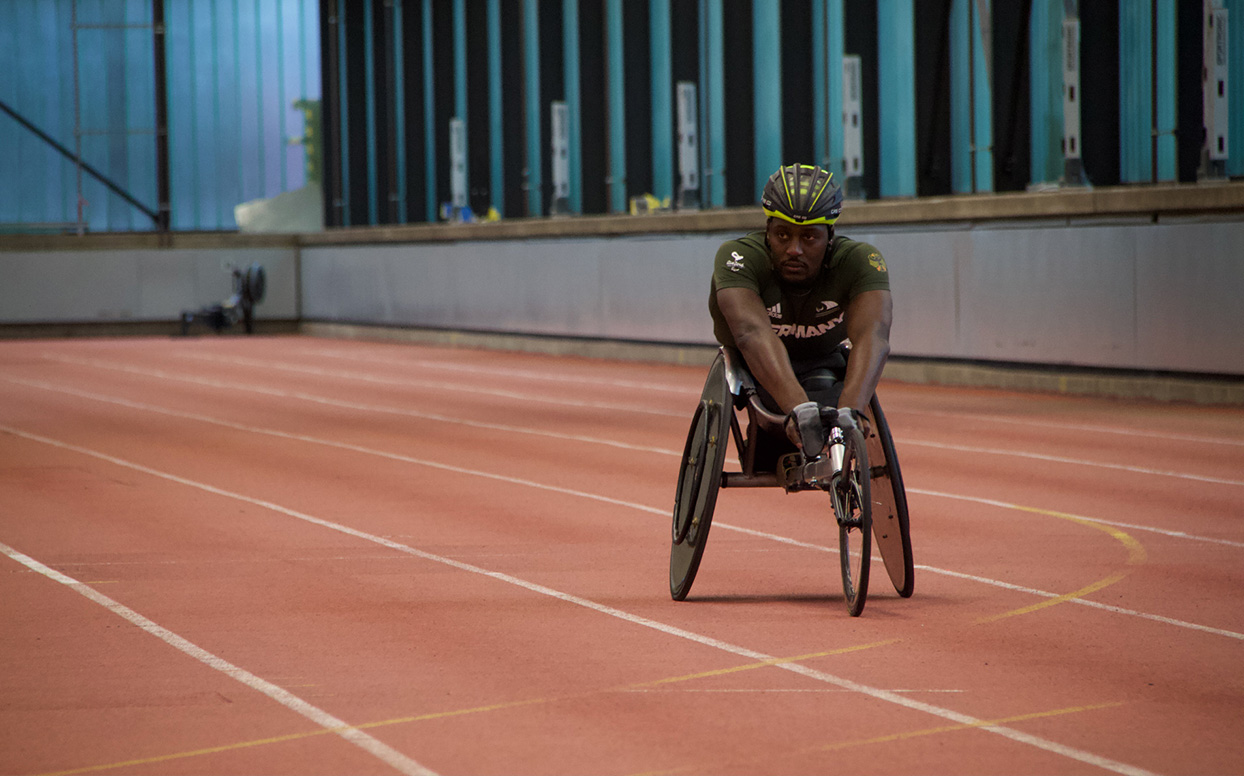 Competitive sports in a wheelchair – Alhassane Baldé.